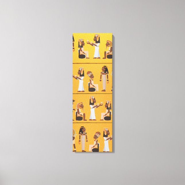 Egypt Hieroglyphs Canvas Print (Front)