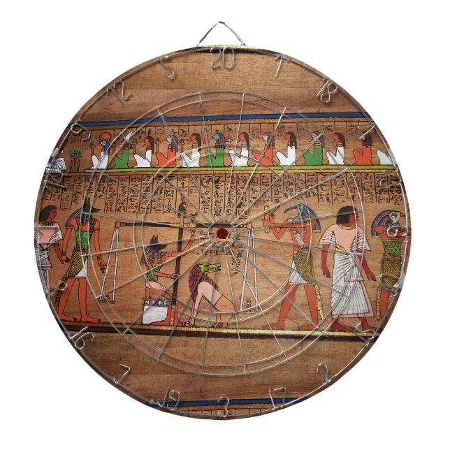 Egypt-Hieroglyphs Dart Board (Front)