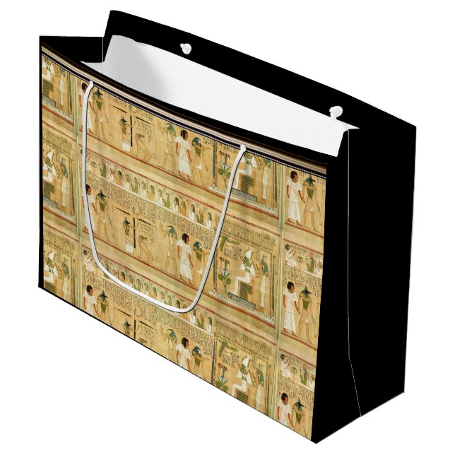 Egypt-Hieroglyphs Gift Bag (Front Angled)