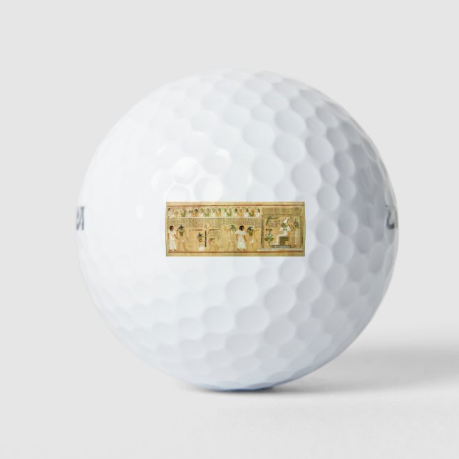 Egypt-Hieroglyphs Golf Ball (Front)