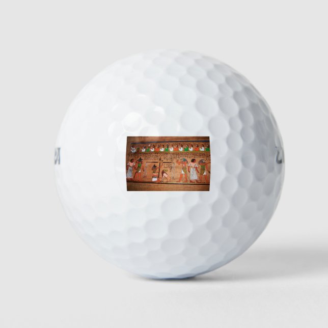 Egypt-Hieroglyphs Golf Ball (Front)