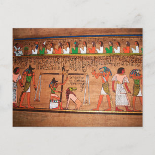 Egypt-Hieroglyphs Postcard