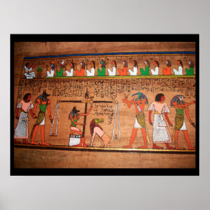 Egypt-Hieroglyphs Poster