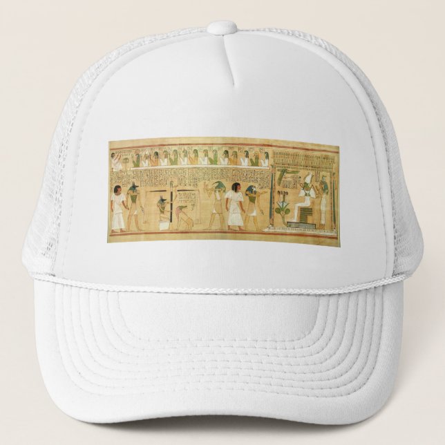 Egypt-Hieroglyphs Trucker Hat (Front)