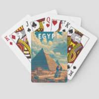 Egypt Illustration Travel Art Vintage