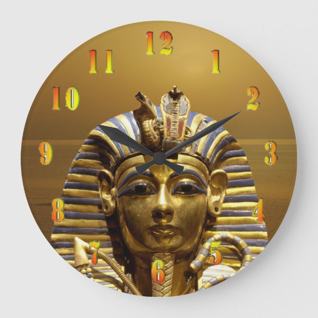Egypt King Tut Large Clock (Front)