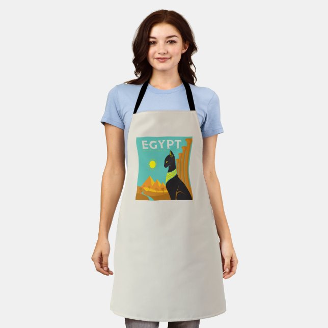 Egypt | Land of  Feline Royalty Apron (Worn)
