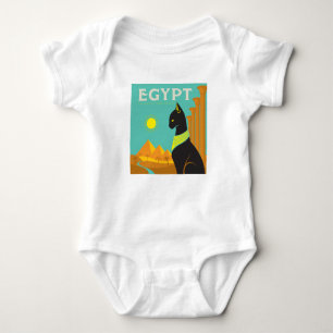 Egypt   Land of  Feline Royalty Baby Bodysuit