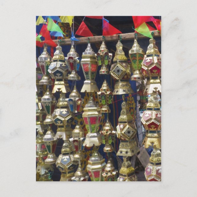 Egypt Lanterns Postcard (Front)