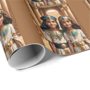 Egypt love wrapping paper