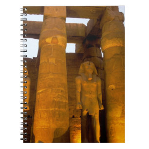 Egypt, Luxor. Karnack Temple. Notebook