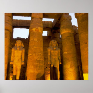 Egypt, Luxor. Karnack Temple. Poster