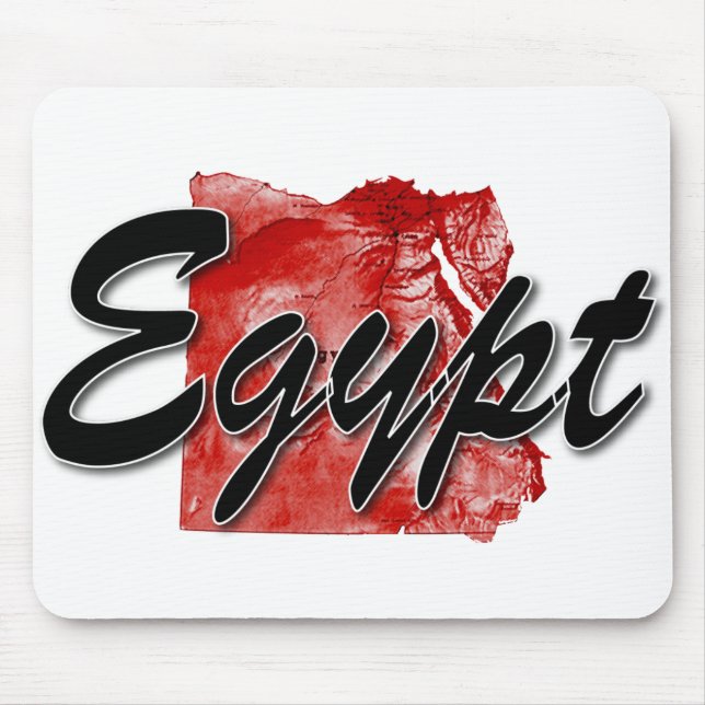 Egypt map mouse mat (Front)