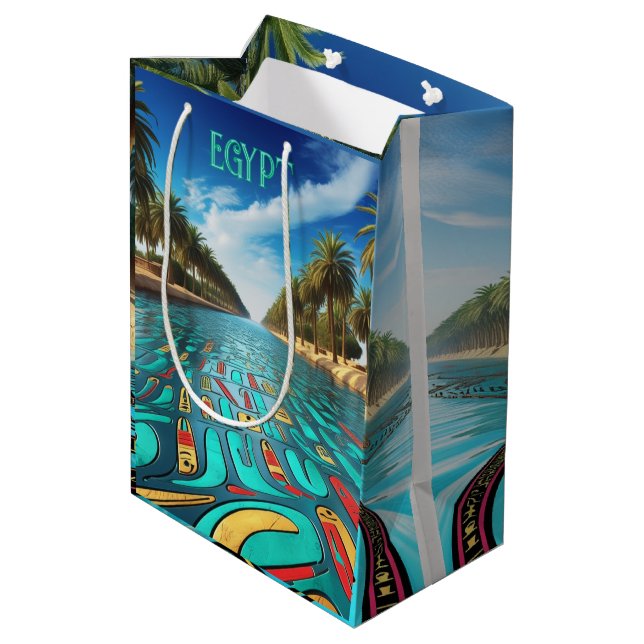 EGYPT MEDIUM GIFT BAG (Back Angled)