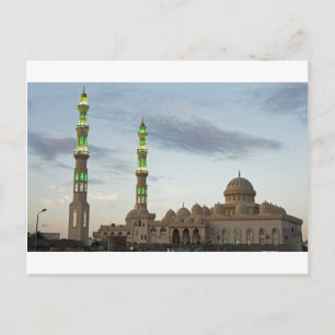 egypt mosque postcard