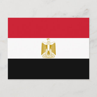 Egypt National World Flag Postcard