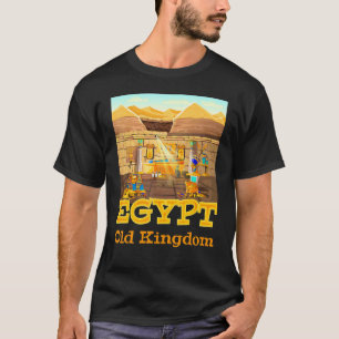 Egypt Old Kingdom Egyptian Pyramid Ankh Pharaoh Te T-Shirt
