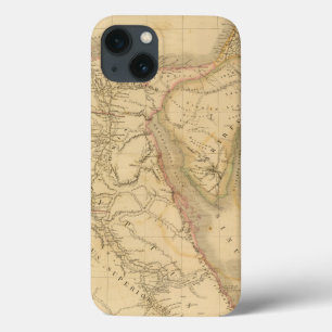 Egypt, Palestine and Arabia Map iPhone 13 Case