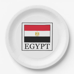 Egypt Paper Plate