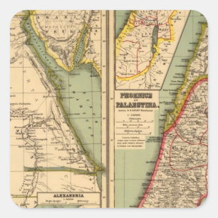 Egypt, Phoenicia and Palestine Square Sticker