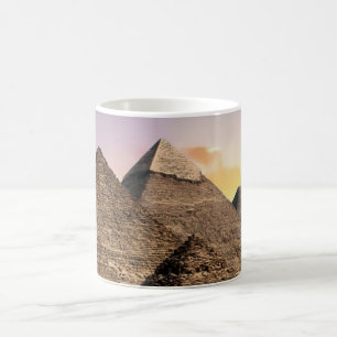 Egypt Pyramids Sphinx Khufu Photo Souvenir Desert Coffee Mug