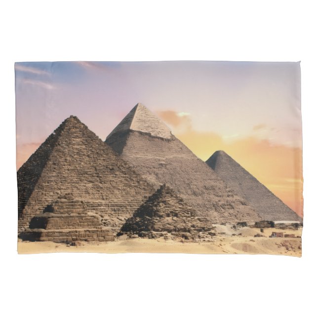 Egypt Pyramids Sphinx Khufu Photo Souvenir Desert Pillowcase (Front)