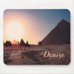 Egypt Pyramids Travel Postcard Mouse Mat