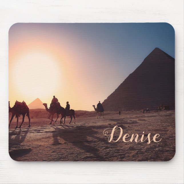 Egypt Pyramids Travel Postcard   Mouse Mat (Front)