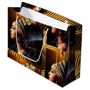 Egypt Queen Nefertiti Large Gift Bag
