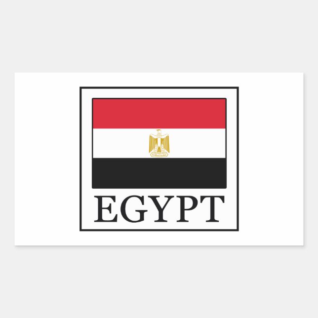 Egypt Rectangular Sticker (Front)