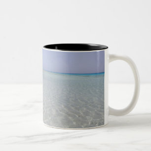 Egypt, Red Sea, Marsa Alam, Sharm El Luli, Beach 2 Two-Tone Coffee Mug