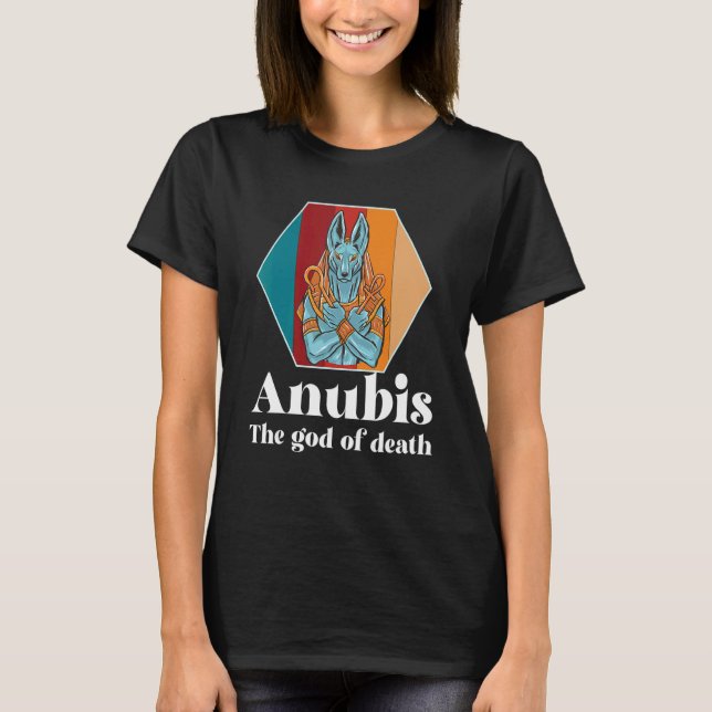 Egypt Retro Anubis Egyptology God of Dead Pharaoh  T-Shirt (Front)