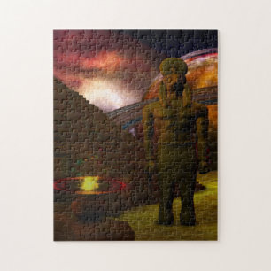 Egypt Rising 3D Digital Art Jigsaw Puzzle