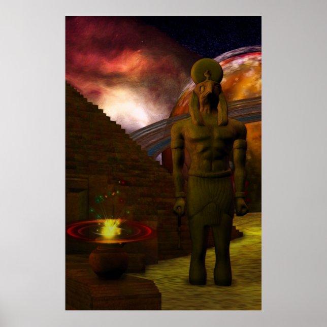 Egypt Rising 3D Digital Art Poster (Front)