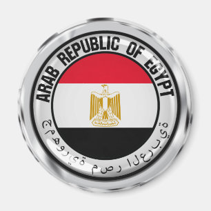 Egypt  Round Emblem Magnet