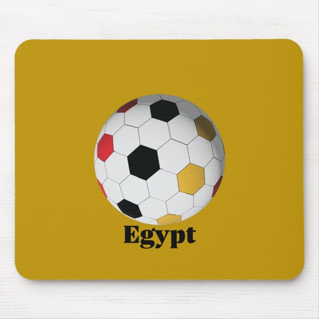 Egypt Soccer Mouse Mat (Front)