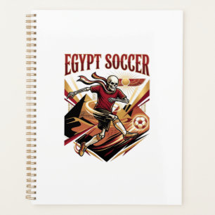 Egypt Soccer Skeleton Striker Nations Premium Spor Planner
