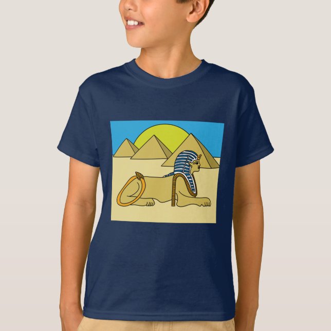 Egypt Sphinx Pharaopyramides Timeless T-Shirt (Front)