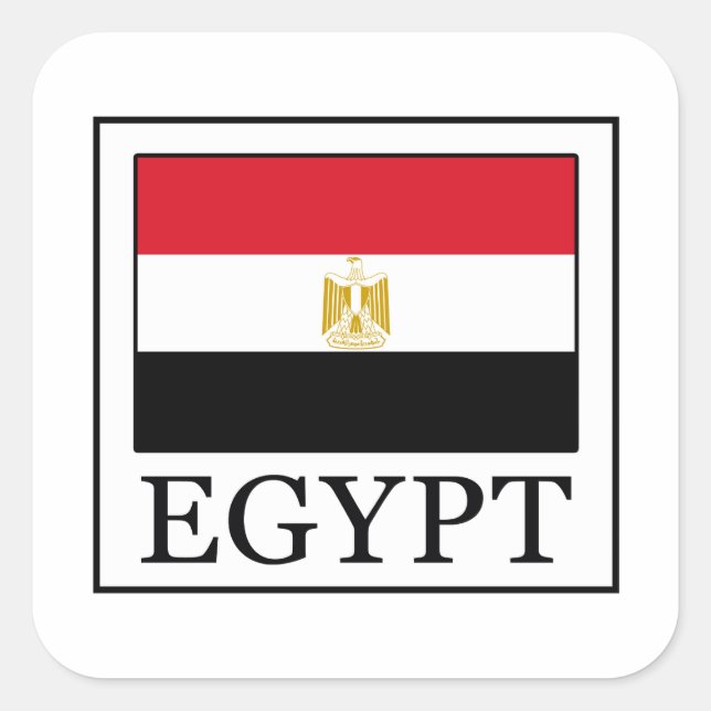 Egypt Square Sticker (Front)