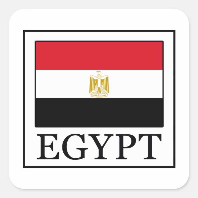 Egypt Square Sticker (Front)