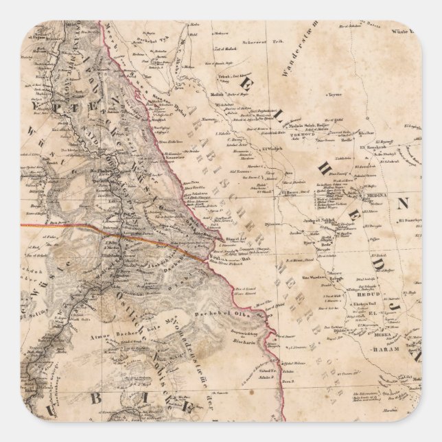 Egypt, Sudan, Africa 2 Square Sticker (Front)