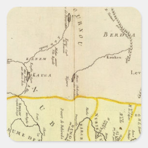 Egypt, Sudan Square Sticker