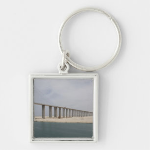 Egypt, Suez Canal. Bridge of Peace aka Peace Key Ring