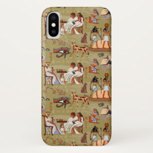 Egypt Symbols Pattern iPhone X Case