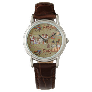 Egypt Symbols Pattern Watch