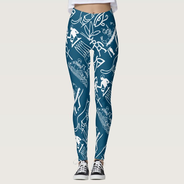 Egypt Symbols | Travel Women Leggings (Front)