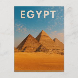 Egypt – The Great Pyramids of Giza Postcard