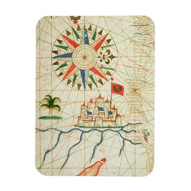 Egypt, the River Nile and Cairo Magnet (Vertical)