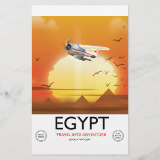 Egypt "Travel into Adventure" Stationery