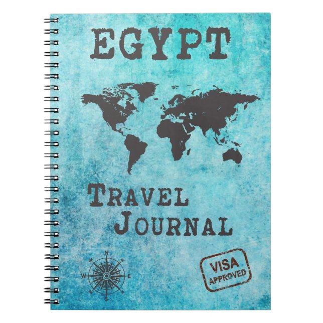 Egypt Travel Journal Vacation Trip Planner (Front)